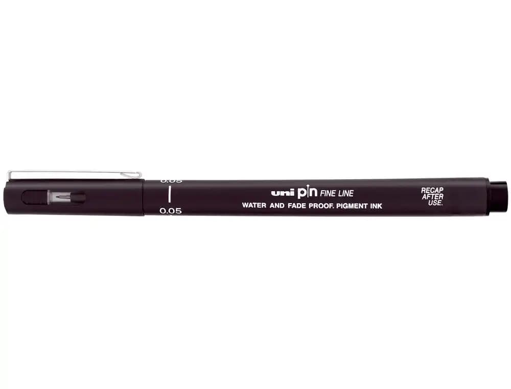 Uniball Rotulador uni pin calibrado pin005-200(s) negro
