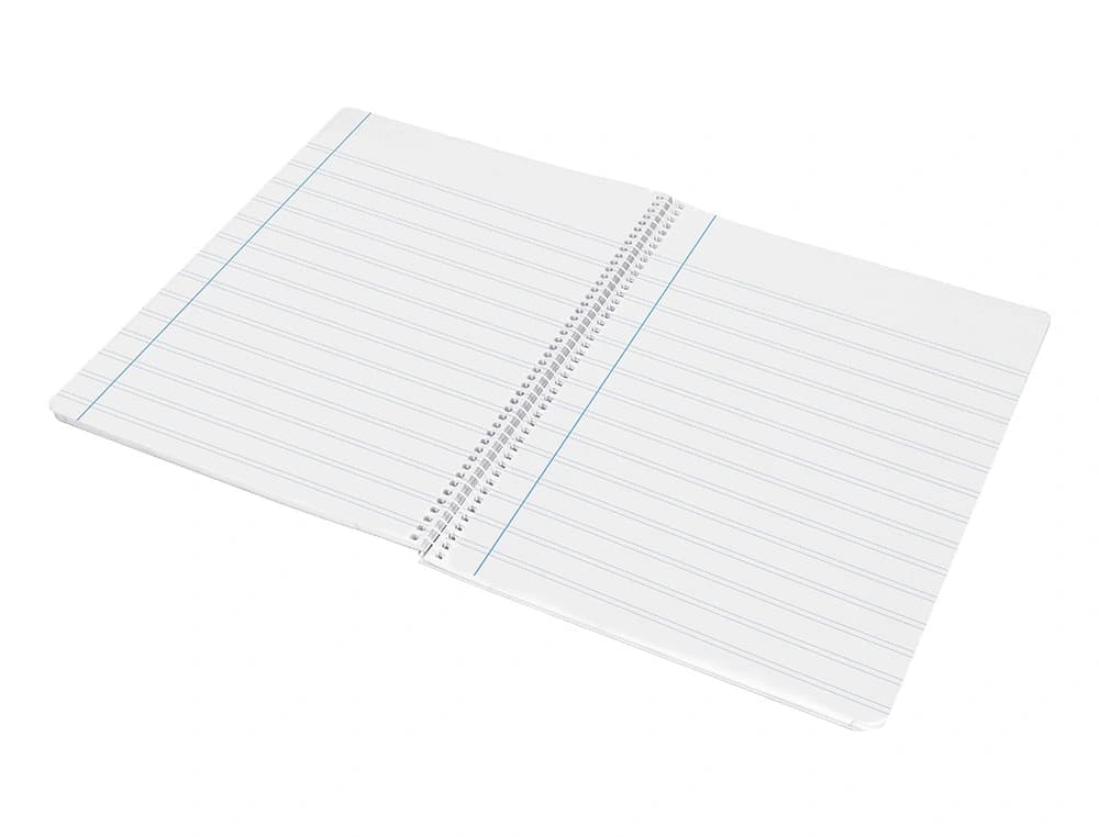 Cuaderno espiral liderpapel smart tapa blanda 80h pauta 2,5mm con margen colores surtidos