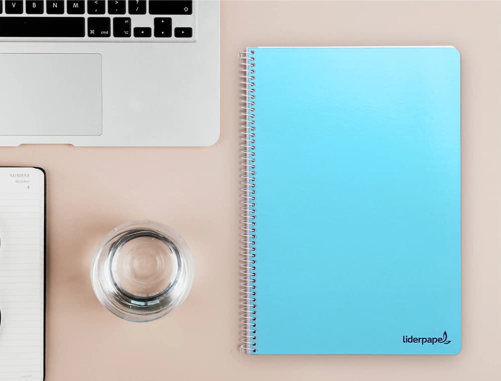 Cuaderno espiral liderpapel smart tapa blanda 80h pauta 2,5mm con margen colores surtidos