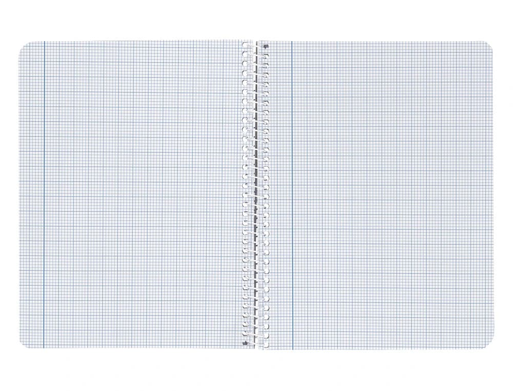 Cuaderno espiral liderpapel smart tapa blanda 80h milimetrado 2mm colores surtidos