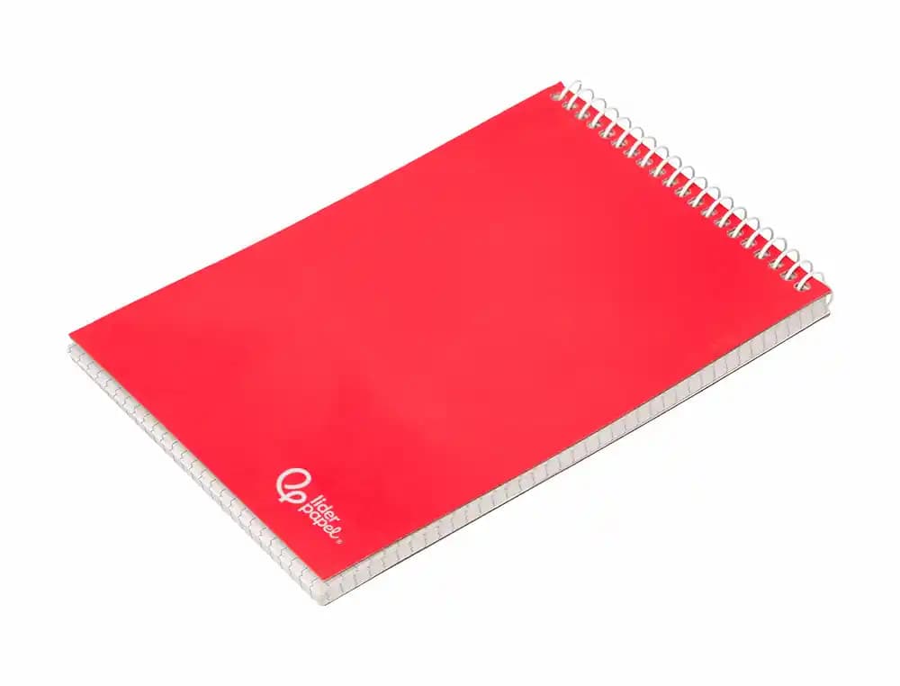 Cuaderno espiral liderpapel bolsillo octavo apaisado witty tapadura 80h 75gr cuadro 4 mm colores surtidos