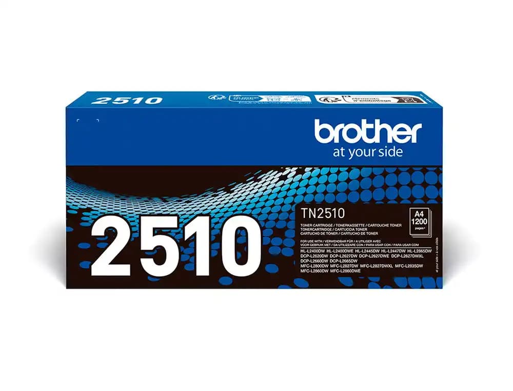 Brother Toner brother tn2510 mfc-l2860dwe / l2627dwe / l2400dwe negro 1200 paginas