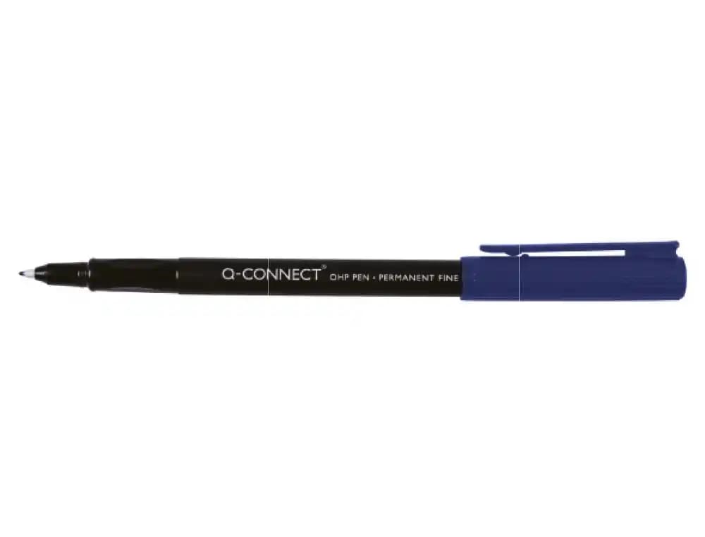 Rotulador q-connect retroproyeccion punta fibra super fina redonda 0.5 mm permanente