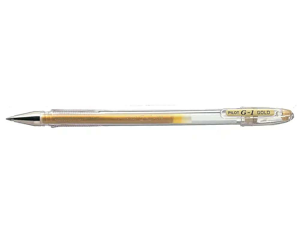 Boligrafo pilot g1 tinta gel oro