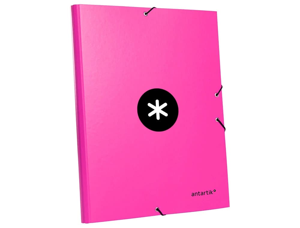 Carpeta antartik gomas tres solapas carton forrado a4 colores