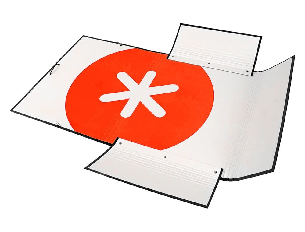 Carpeta antartik gomas tres solapas carton forrado a4 colores