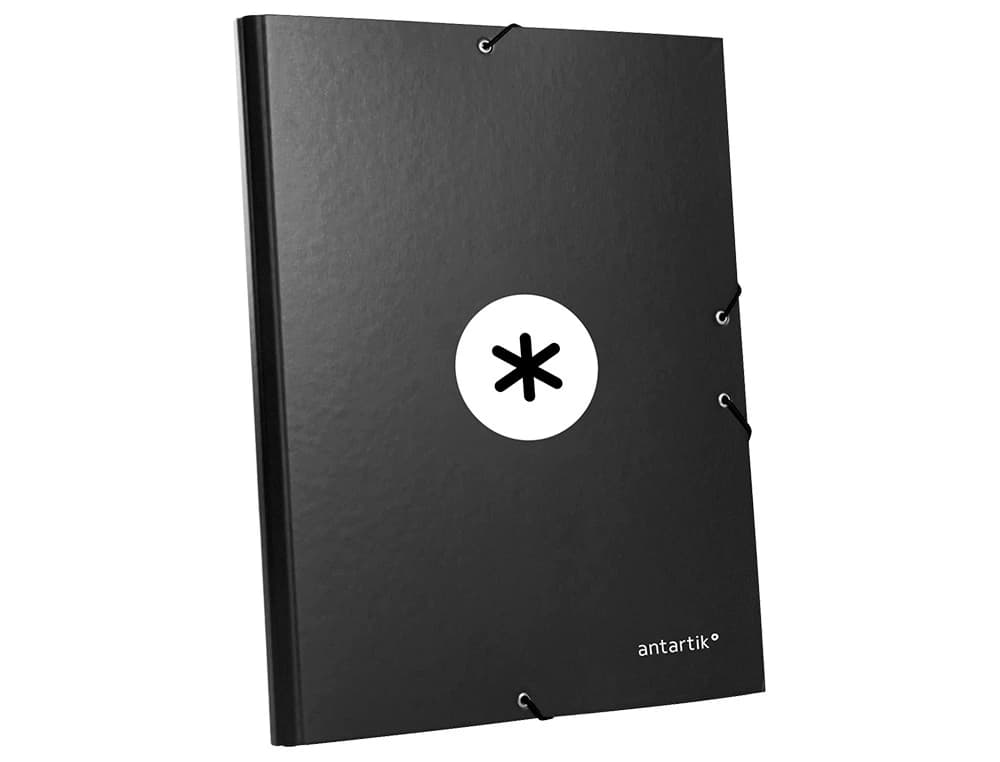 Carpeta antartik gomas tres solapas carton forrado a4 colores
