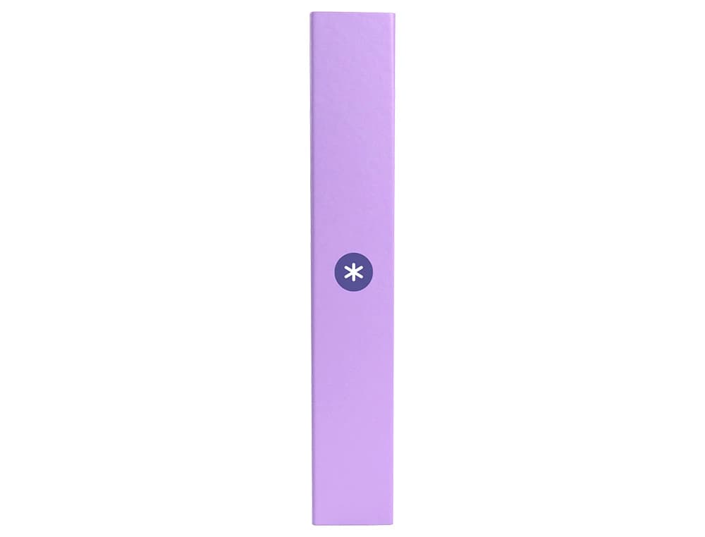 Carpeta Antartik A4 de cartón forrado con 4 anillas mixtas de 40 mm – Lavanda