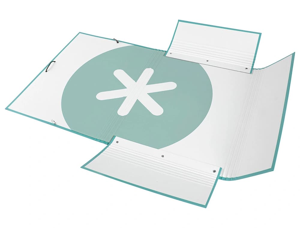 Carpeta antartik gomas tres solapas carton forrado a4