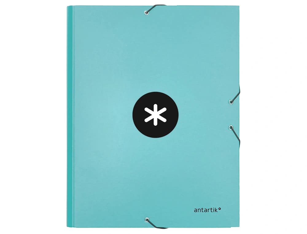Carpeta antartik gomas tres solapas carton forrado a4