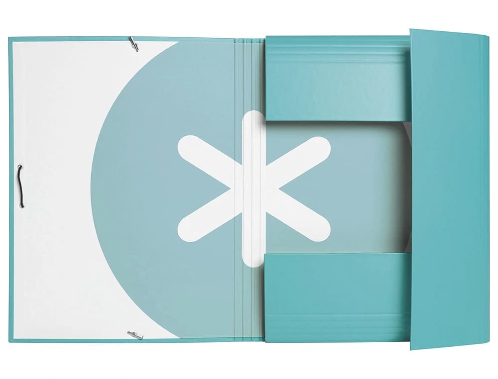 Carpeta antartik gomas tres solapas carton forrado a4