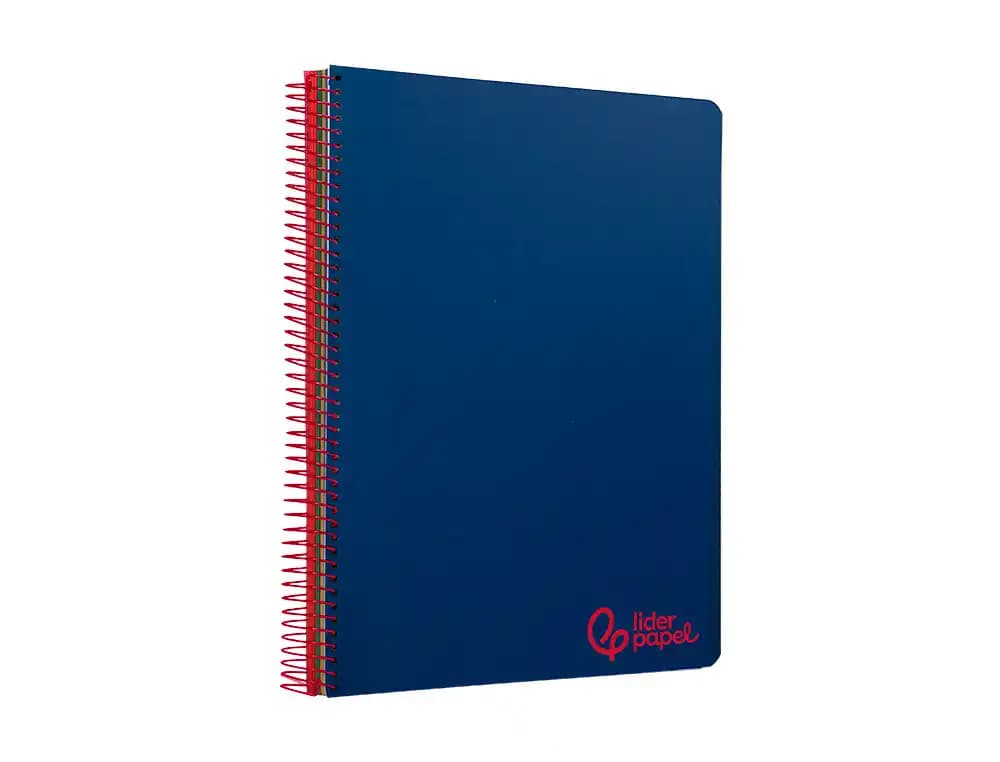 Cuaderno espiral liderpapel a7 micro wonder tapa plastico 100h 90gr cuadro 5mm 4 bandas