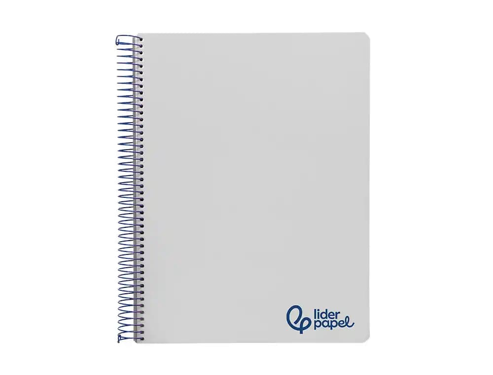 Cuaderno espiral liderpapel a7 micro wonder tapa plastico 100h 90gr cuadro 5mm 4 bandas