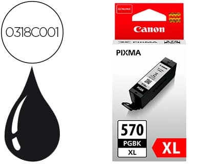 Canon Ink-jet canon pgi-570xl pixma mg5750 / 6850 / 7750 negro 500 pag