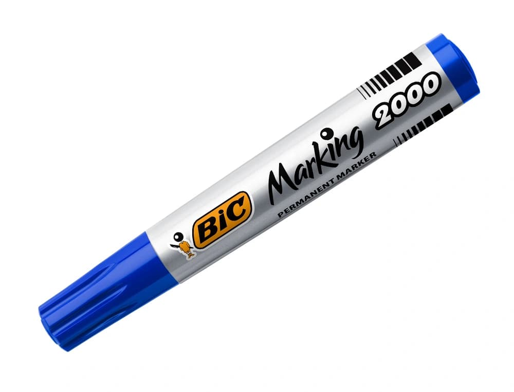 Rotulador bic marcador eco permanente marking 2000 trazo 1,7 mm caja de 12 unidades