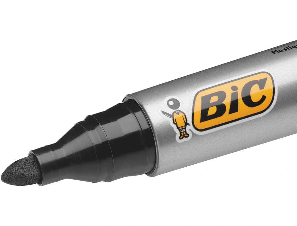 Rotulador bic marcador eco permanente marking 2000 trazo 1,7 mm caja de 12 unidades