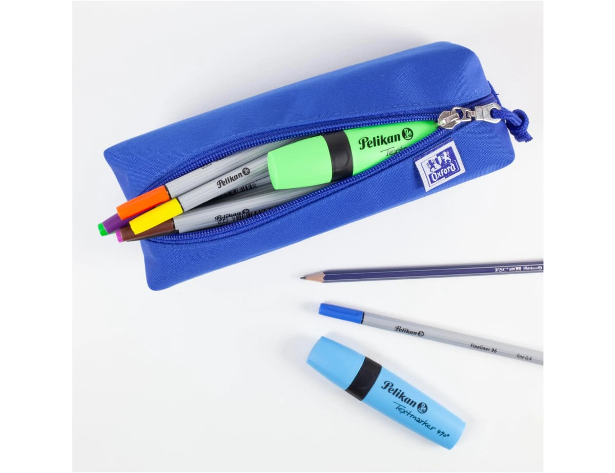 Rotulador fluorescente Pelikan Textmarker 490 de punta biselada – Azul
