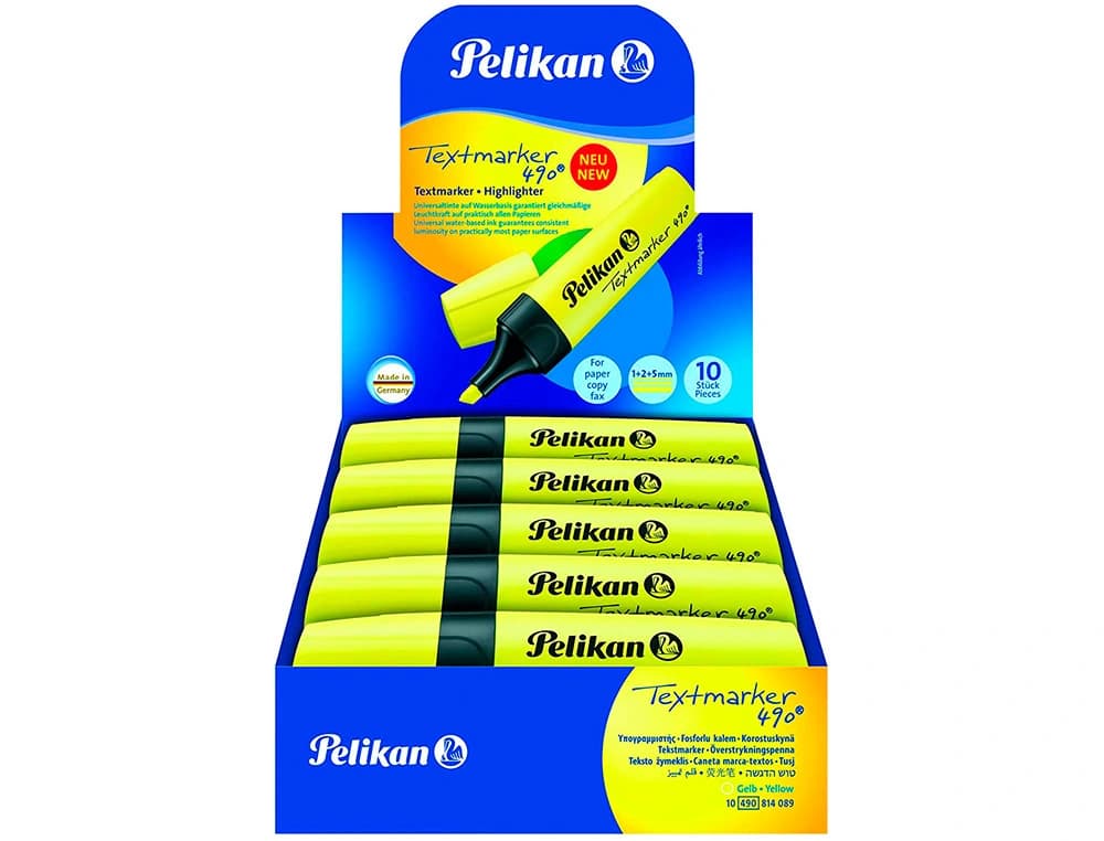 Rotulador pelikan fluorescente textmarker 490