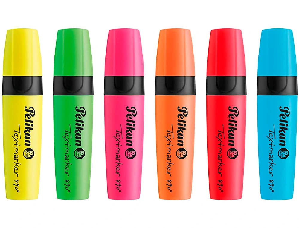 Rotulador pelikan fluorescente textmarker 490