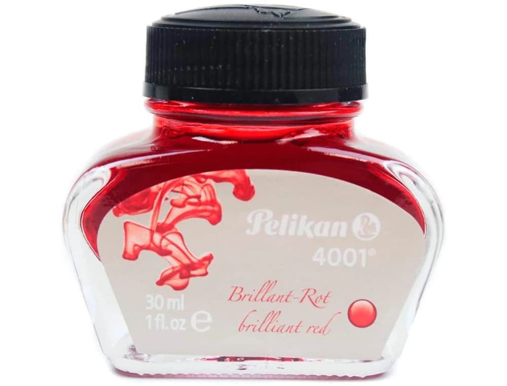 Tinta estilografica pelikan 4001 brillante bote 30 ml