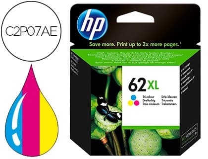 Hp Ink-jet hp 62xl envy 5640/7640 officejet 5740 tricolor 415 pag