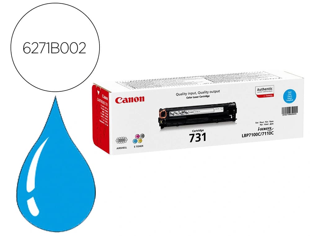 Canon Toner canon 731 lbp7100cn / lbp7100cw /mf623cn / mf628cw /mf8230cn/ mf8280cw/ cian 1500pag