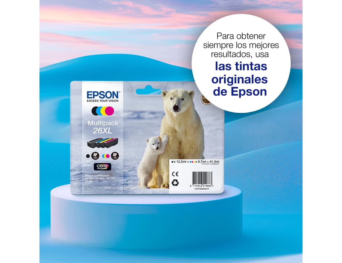 Ink-jet epson 26xl xp-600 / 605 / 700 / 800 700 pag