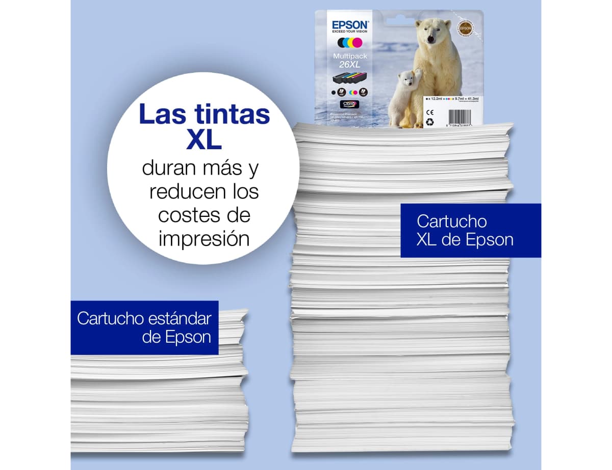 Ink-jet epson 26xl xp-600 / 605 / 700 / 800 700 pag