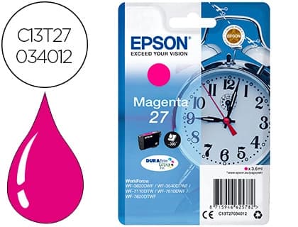 Epson Ink-jet epson 27 wf-3620 / 711 0/ 7610 / 7620 magenta 300 pag