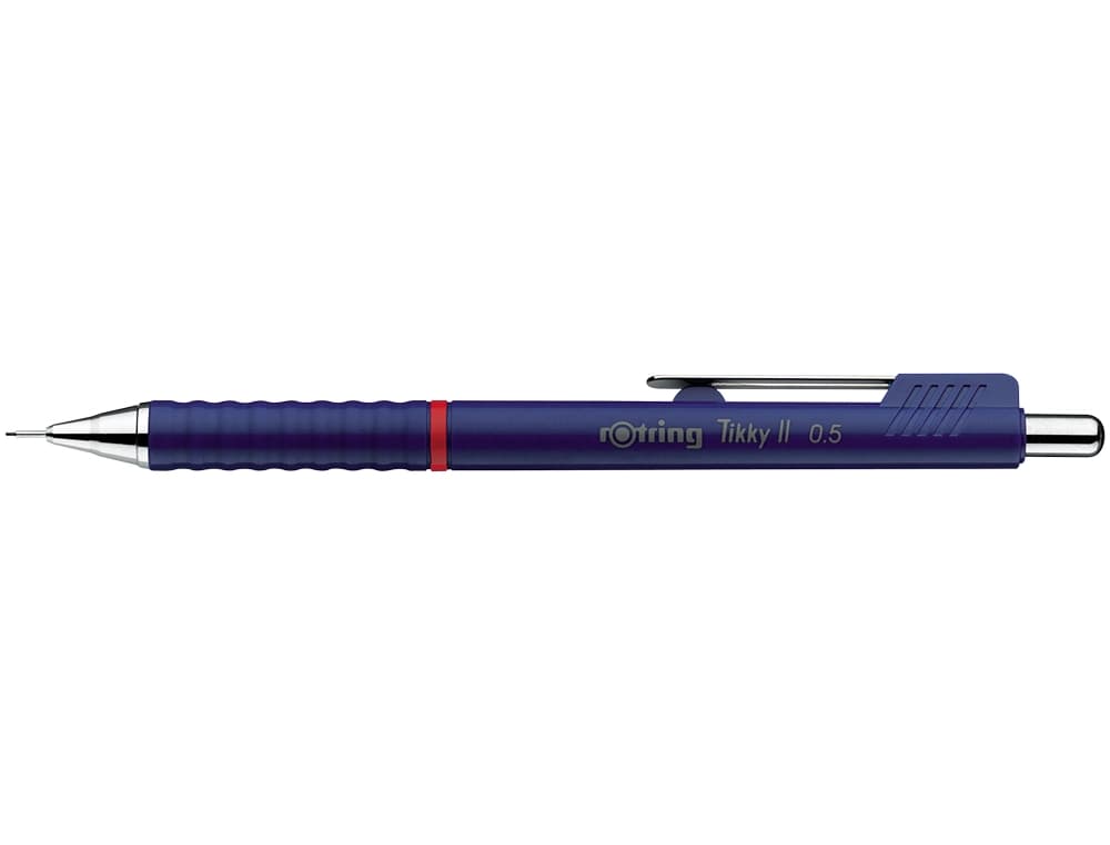 Portaminas Rotring Tikky de 0,5 mm con cuerpo triangular – Azul