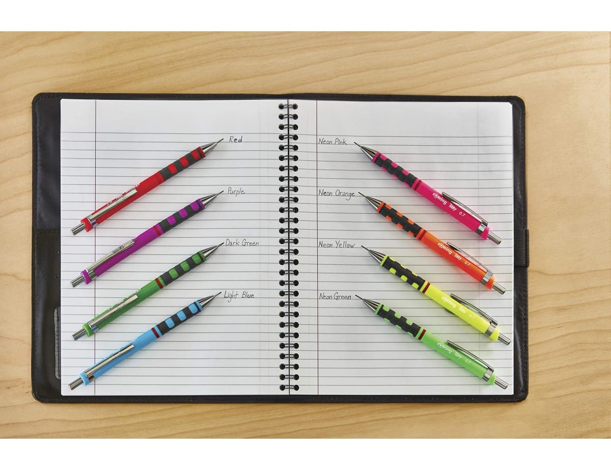 Portaminas Rotring Tikky de 0,5 mm con cuerpo triangular – Azul