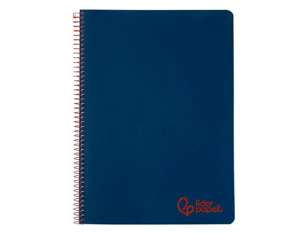 Cuaderno espiral liderpapel a4 wonder tapa plastico 80h 90gr cuadro 4mm con margen colores