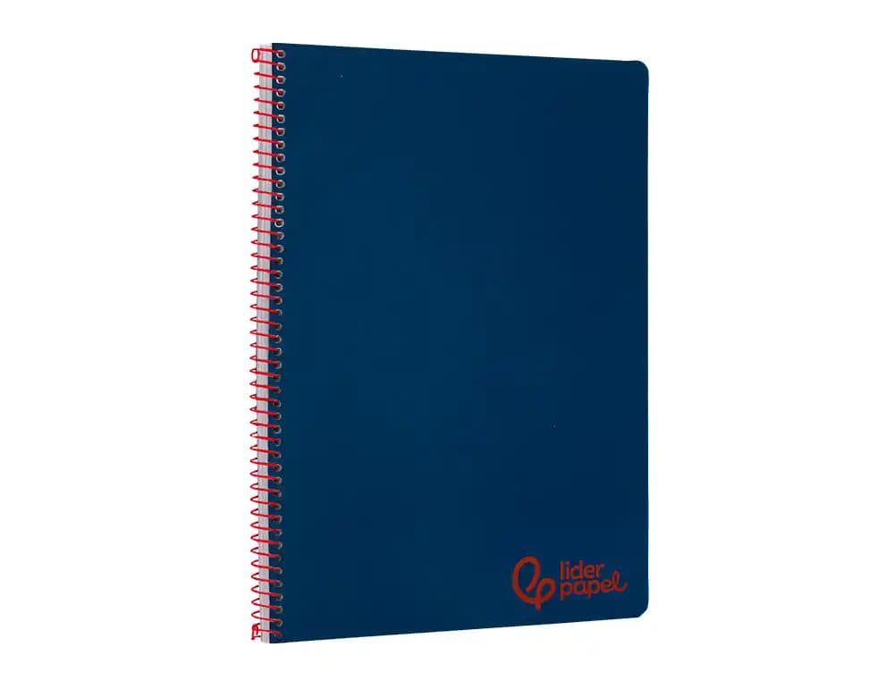 Cuaderno espiral liderpapel a4 wonder tapa plastico 80h 90gr cuadro 4mm con margen colores