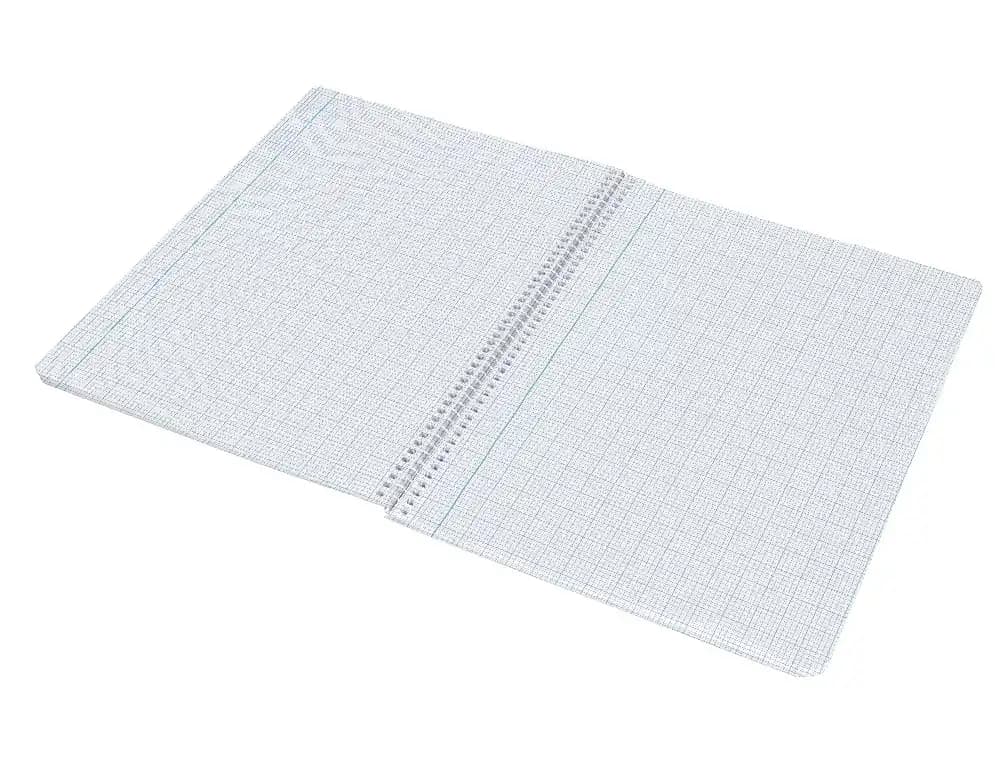 Cuaderno espiral liderpapel a5 wonder tapa plastico 80h 90g milimetrado 2mm colores surtidos