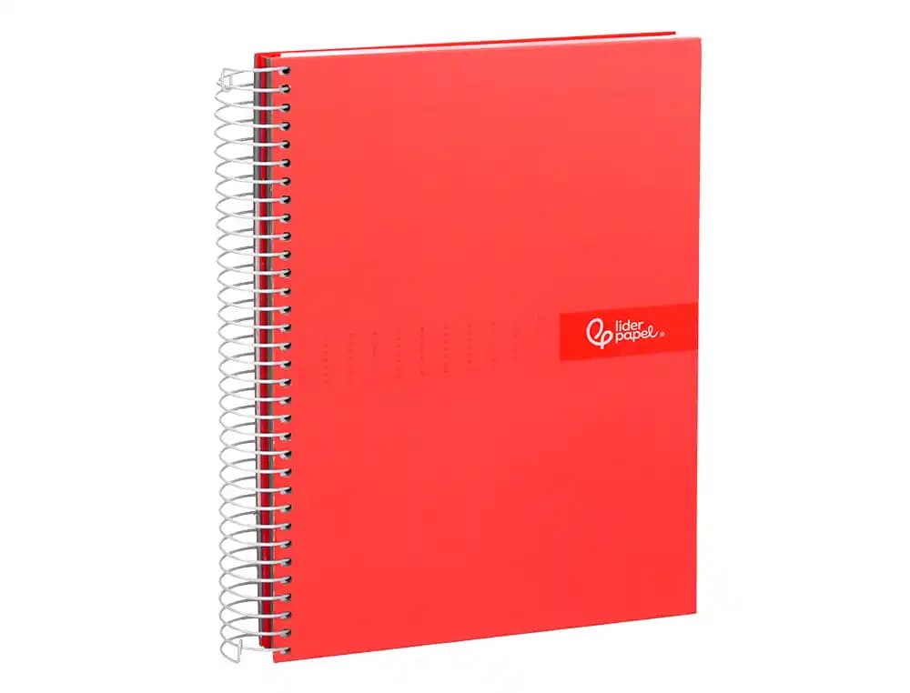 Cuaderno espiral liderpapel crafty tapa forrada 80h 90gr cuadro 4mm con margen colores surtidos