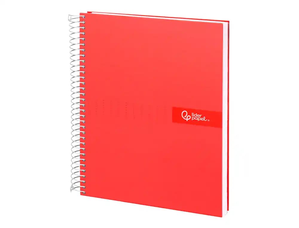 Cuaderno espiral liderpapel a5 crafty tapa forrada 80h 90gr milimetrado 2mm colores surtidos