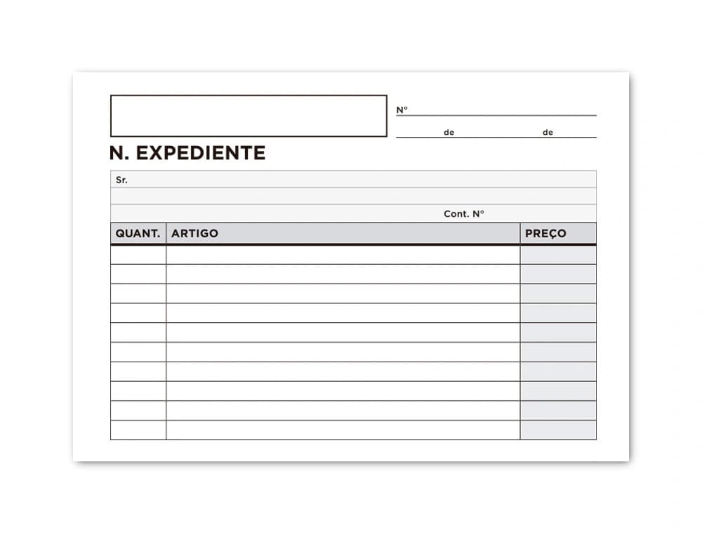 Talonario liderpapel notas de expediente octavo duplo texto en portugues