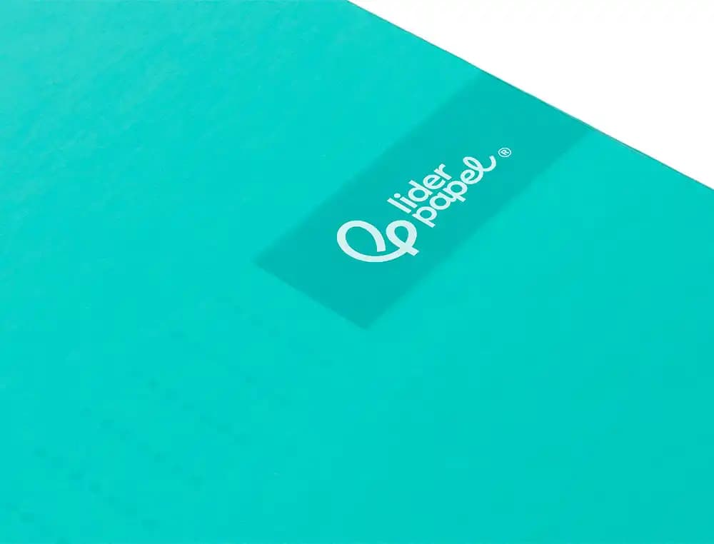 Cuaderno espiral liderpapel a5 micro crafty tapa forrada 120h 90gr cuadro 5mm 5 bandas 6 taladros