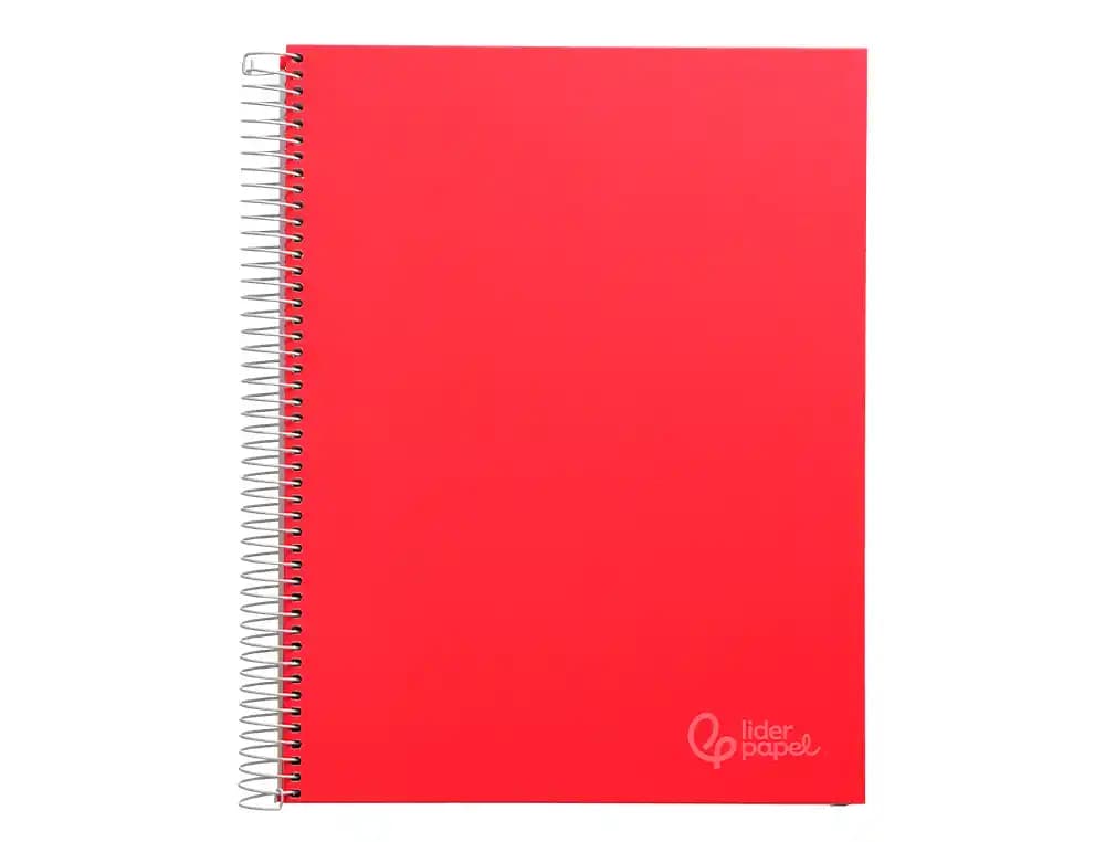 Cuaderno espiral liderpapel a4 micro jolly tapa forrada 140h 75gr horizontal 5 bandas 4 taladros colores surtidos