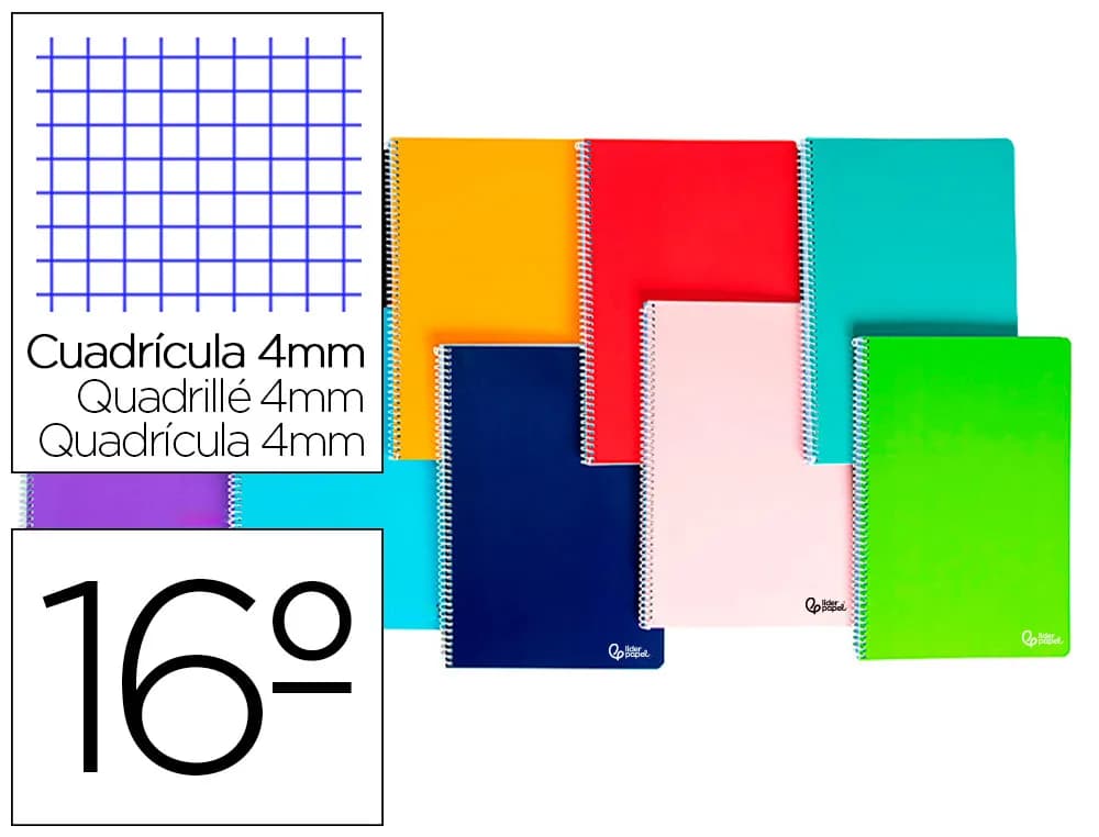 Liderpapel Cuaderno de bolsillo Liderpapel Smart dieciseisavo, 80 hojas