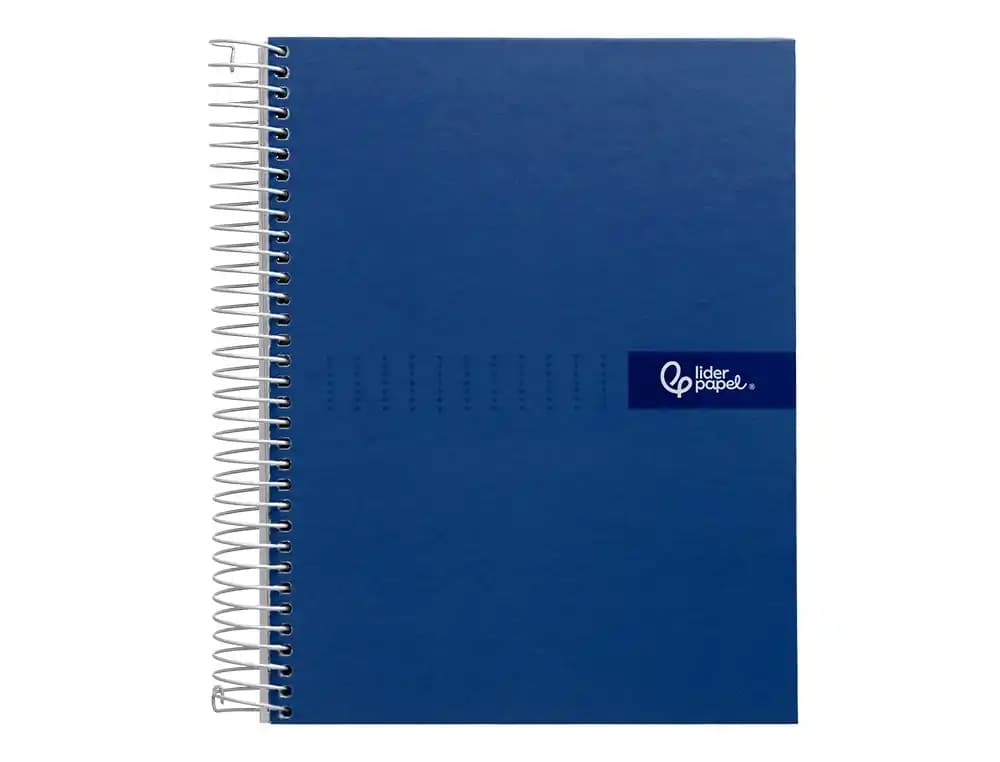 Cuaderno espiral liderpapel a4 crafty tapa forrada 80h 90gr cuadro 4mm con margen colores