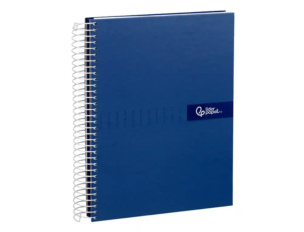 Cuaderno espiral liderpapel a4 crafty tapa forrada 80h 90gr cuadro 4mm con margen colores