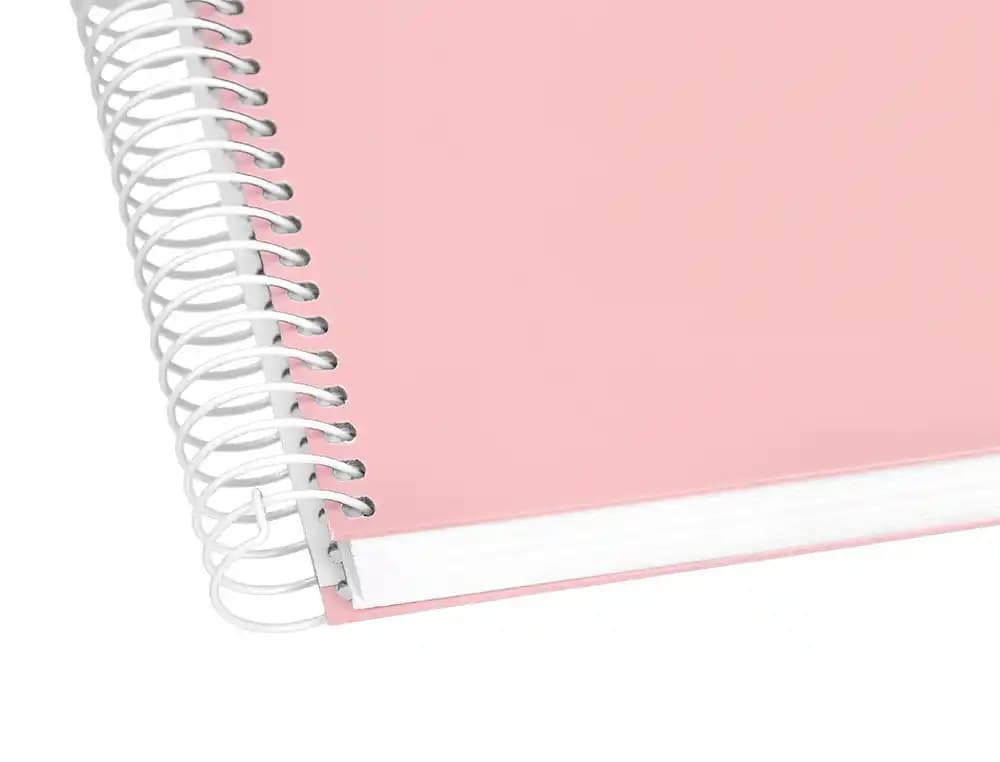 Cuaderno espiral liderpapel a4 crafty tapa forrada 80h 90gr cuadro 4mm con margen colores