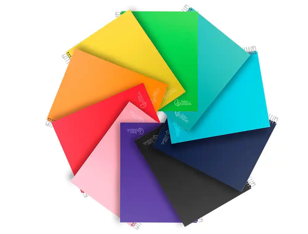 Cuaderno espiral liderpapel a4 micro jolly multidisciplina tapa forrada 140h 75gr 28h 5mm 112h hrtal.