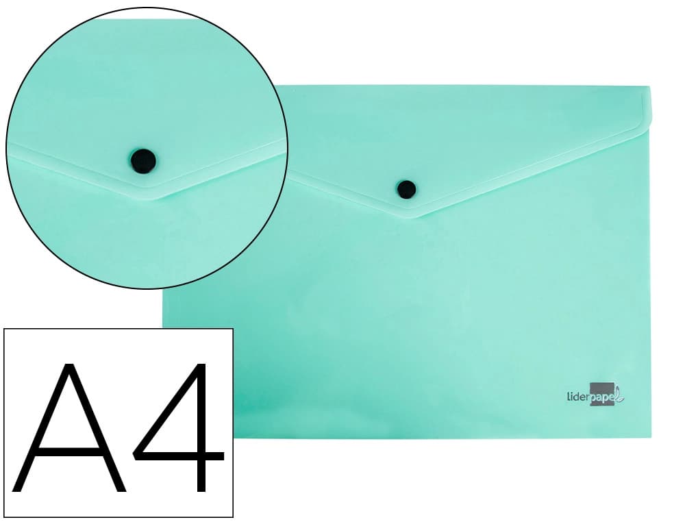 Carpeta liderpapel dossier broche polipropileno din a4 opaco 50 hojas