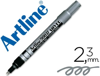 Rotulador artline marcador permanente tinta metalica ek-900 punta redonda 2.3 mm