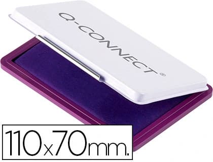 Tampón Q-Connect n.º 2 de 110 × 70 mm – Violeta