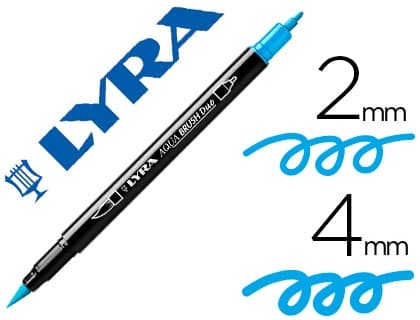 Lyra Rotulador Lyra Aqua Brush acuarelable doble punta fina y pincel