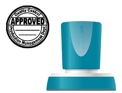 X'stamper Sello x'stamper quix personalizable redondo diametro 38 mm q-53