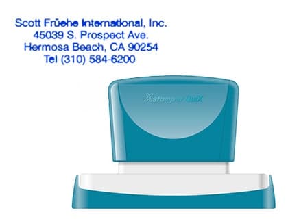 X'stamper Sello x'stamper quix personalizable medidas 28x78 mm q-24